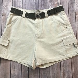 (Sold) Riveted by Lee, Khaki Tan Cargo Shorts, 10
